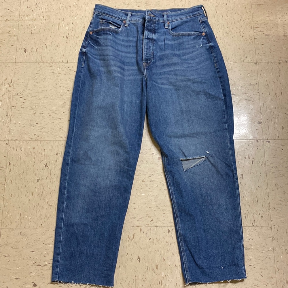 High Waisted, Straight Leg Jeans